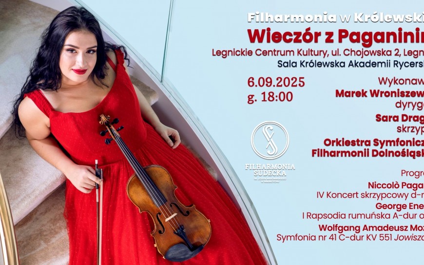 Zapraszamy na koncert muzyki klasycznej z cyklu „Filharmonia w Królewskiej”