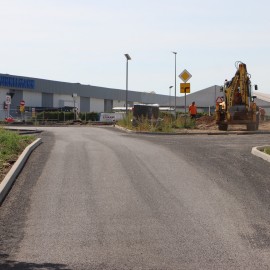 powiększ zdjęcie: Budowa ronda. Zmiana organizacji ruchu na ul. Jaworzyńskiej