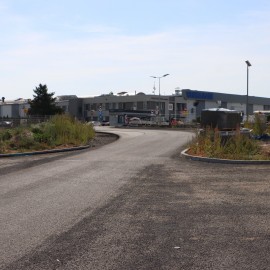 powiększ zdjęcie: Budowa ronda. Zmiana organizacji ruchu na ul. Jaworzyńskiej