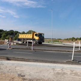 powiększ zdjęcie: Budowa ronda. Zmiana organizacji ruchu na ul. Jaworzyńskiej