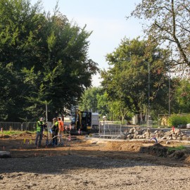 powiększ zdjęcie: Budowa ul. Adama Mickiewicza. Zobacz postęp prac
