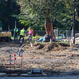powiększ zdjęcie: Budowa ul. Adama Mickiewicza. Zobacz postęp prac