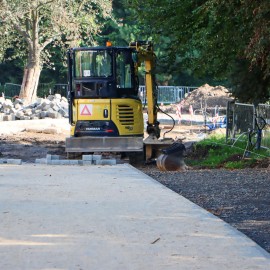 powiększ zdjęcie: Budowa ul. Adama Mickiewicza. Zobacz postęp prac