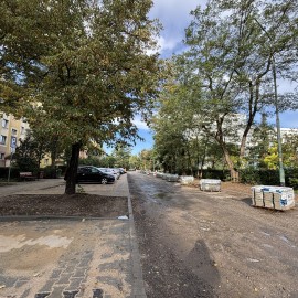 powiększ zdjęcie: Modernizacja ul. Biegunowej – prace na finiszu