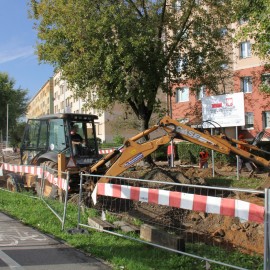 Trwa przebudowa ul. Śląskiej w Legnicy