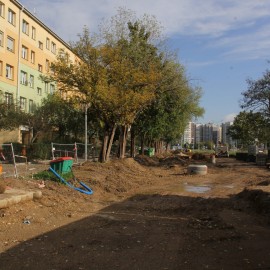 powiększ zdjęcie: Trwa przebudowa ul. Śląskiej w Legnicy