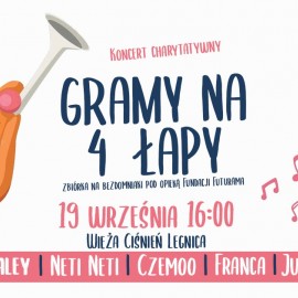 Gramy na 4 Łapy vol. 6 – koncert charytatywny w Wieży Ciśnień
