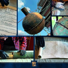 powiększ zdjęcie: Skarbnica pamięci. Plenerowa wystawa przy katedrze