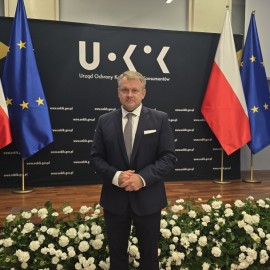 powiększ zdjęcie: Tomasz Strojek powołany do Krajowej Rady Rzeczników Konsumentów. Gratulujemy