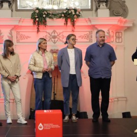 powiększ zdjęcie: Legniccy uczniowie wzięli udział w Wielkiej Prelekcji o Honorowym Krwiodawstwie