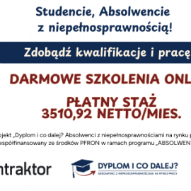 powiększ zdjęcie: Dołącz do projektu Dyplom i co dalej. Zwiększ swoje szanse na rynku pracy