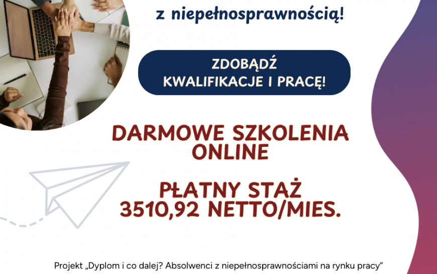 Dołącz do projektu Dyplom i co dalej. Zwiększ swoje szanse na rynku pracy
