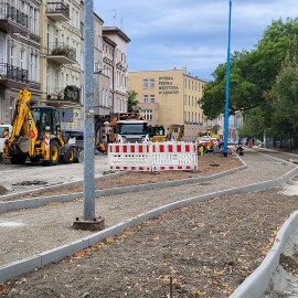 powiększ zdjęcie: Remont ul. Powstańców Śląskich. Zobacz jak przebiegają prace