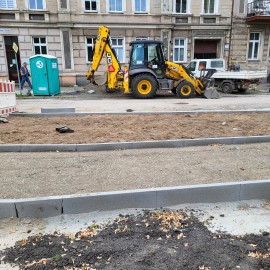 powiększ zdjęcie: Remont ul. Powstańców Śląskich. Zobacz jak przebiegają prace