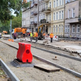 powiększ zdjęcie: Remont ul. Powstańców Śląskich. Zobacz jak przebiegają prace