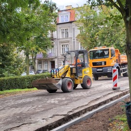 powiększ zdjęcie: Remont ul. Powstańców Śląskich. Zobacz jak przebiegają prace