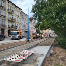 powiększ zdjęcie: Remont ul. Powstańców Śląskich. Zobacz jak przebiegają prace
