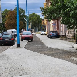powiększ zdjęcie: Remont ul. Powstańców Śląskich. Zobacz jak przebiegają prace