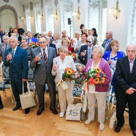 powiększ zdjęcie: Złote i szmaragdowe gody legnickich par