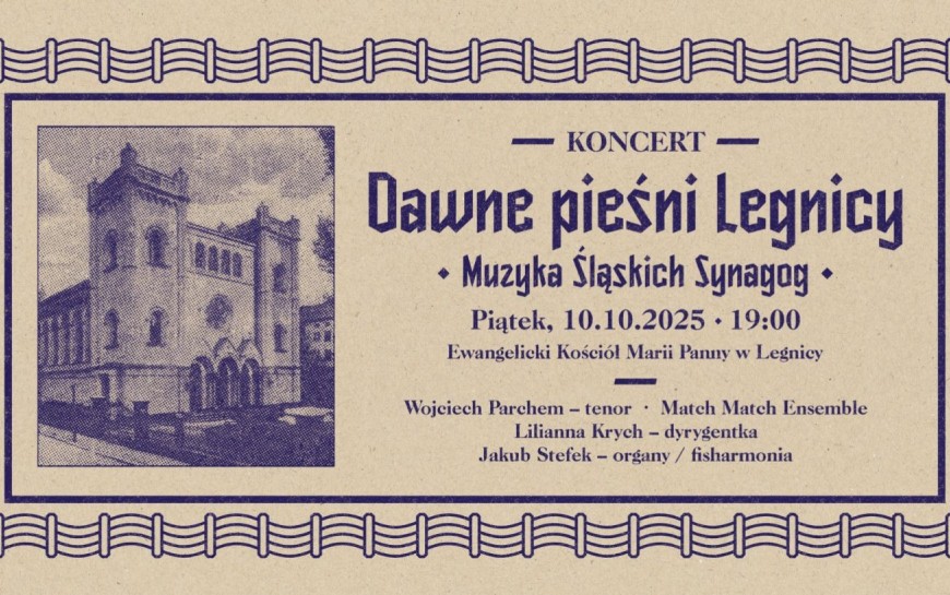 Zapraszamy na na koncert dawnych pieśni Legnicy