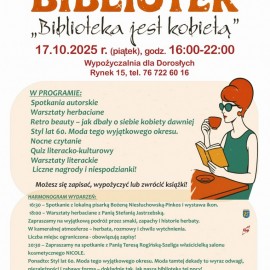 powiększ zdjęcie: Noc Bibliotek w klimacie lat 60. już 17 października