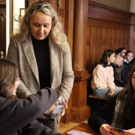 powiększ zdjęcie: Młodzież z francuskiego miasta Gap z wizytą w Legnicy