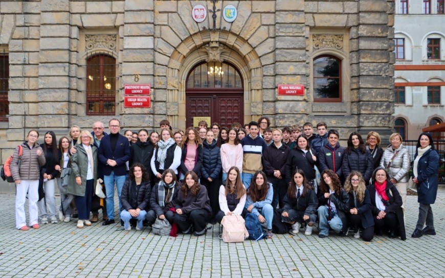 Młodzież z francuskiego miasta Gap z wizytą w Legnicy