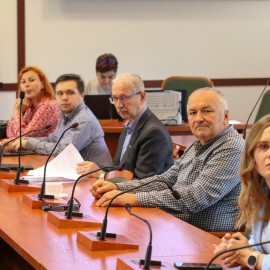 powiększ zdjęcie: Projekt herbu miasta z pozytywną opinią Komisji Kapituły i Statutu Rady Miejskiej