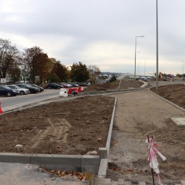 powiększ zdjęcie: Budowa ronda turbinowego. Zobacz jak przebiegają prace