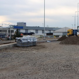 powiększ zdjęcie: Budowa ronda turbinowego. Zobacz jak przebiegają prace