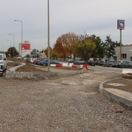 powiększ zdjęcie: Budowa ronda turbinowego. Zobacz jak przebiegają prace