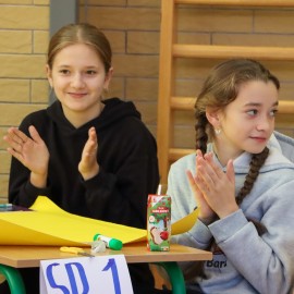 powiększ zdjęcie: By zdrowym być – legniccy uczniowie biorą udział w konkursie profilaktycznym