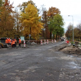 powiększ zdjęcie: Remont ul. Powstańców Śląskich. Zobacz jak przebiegają prace