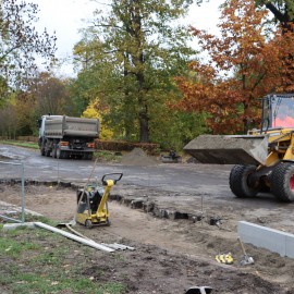 powiększ zdjęcie: Remont ul. Powstańców Śląskich. Zobacz jak przebiegają prace