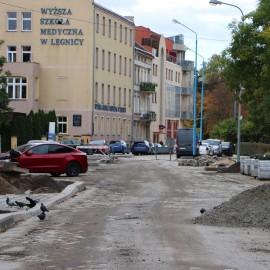 powiększ zdjęcie: Remont ul. Powstańców Śląskich. Zobacz jak przebiegają prace
