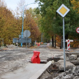 powiększ zdjęcie: Remont ul. Powstańców Śląskich. Zobacz jak przebiegają prace