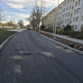 powiększ zdjęcie: Przebudowa ul. Śląskiej na odcinku od ul. Sikorskiego do ul. Łowickiej dobiega końca