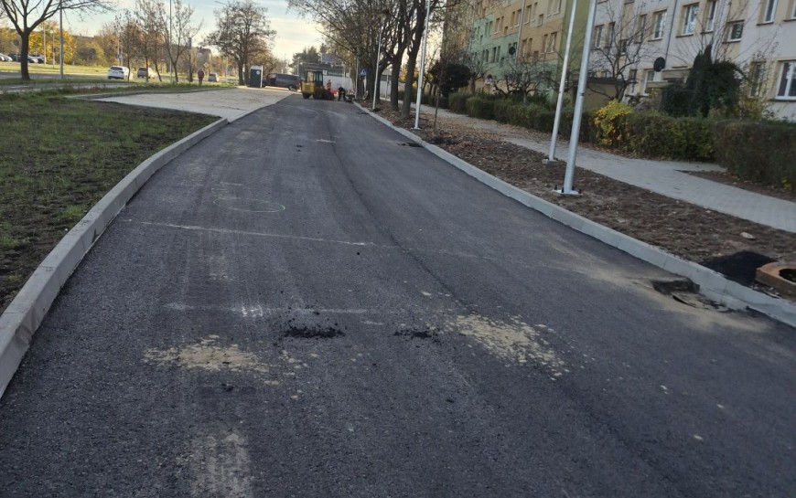 Przebudowa ul. Śląskiej na odcinku od ul. Sikorskiego do ul. Łowickiej dobiega końca