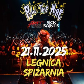 Zapraszamy do Spiżarni. Zagrają Pull the Wire x AntyRefleks x Sick Saints  