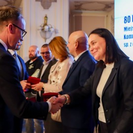 powiększ zdjęcie: 80 lat Miejskiego Przedsiębiorstwa Komunikacyjnego w Legnicy