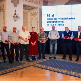 powiększ zdjęcie: 80 lat Miejskiego Przedsiębiorstwa Komunikacyjnego w Legnicy