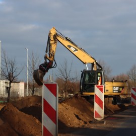 powiększ zdjęcie: Przebudowa ul. Poznańskiej na odcinku ul. Rzeszotarskiej do Struga