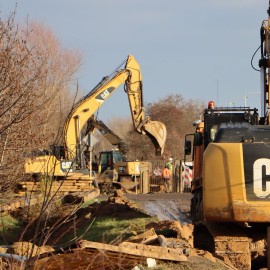 powiększ zdjęcie: Przebudowa ul. Poznańskiej na odcinku ul. Rzeszotarskiej do Struga