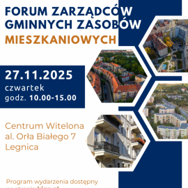 powiększ zdjęcie: Legnica gospodarzem Forum Zarządców Gminnych Zasobów Mieszkaniowych
