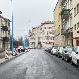 powiększ zdjęcie: Remont ul. Powstańców Śląskich. Coraz bliżej zakończenia