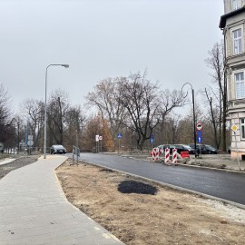 powiększ zdjęcie: Remont ul. Powstańców Śląskich. Coraz bliżej zakończenia