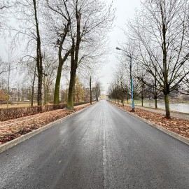 powiększ zdjęcie: Remont ul. Powstańców Śląskich. Coraz bliżej zakończenia