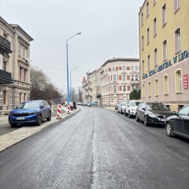 powiększ zdjęcie: Remont ul. Powstańców Śląskich. Coraz bliżej zakończenia