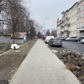 powiększ zdjęcie: Remont ul. Powstańców Śląskich. Coraz bliżej zakończenia