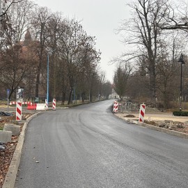 powiększ zdjęcie: Remont ul. Powstańców Śląskich. Coraz bliżej zakończenia